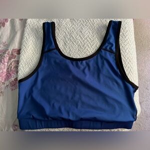 TomboyX swimsuit compression bikini top blue XL